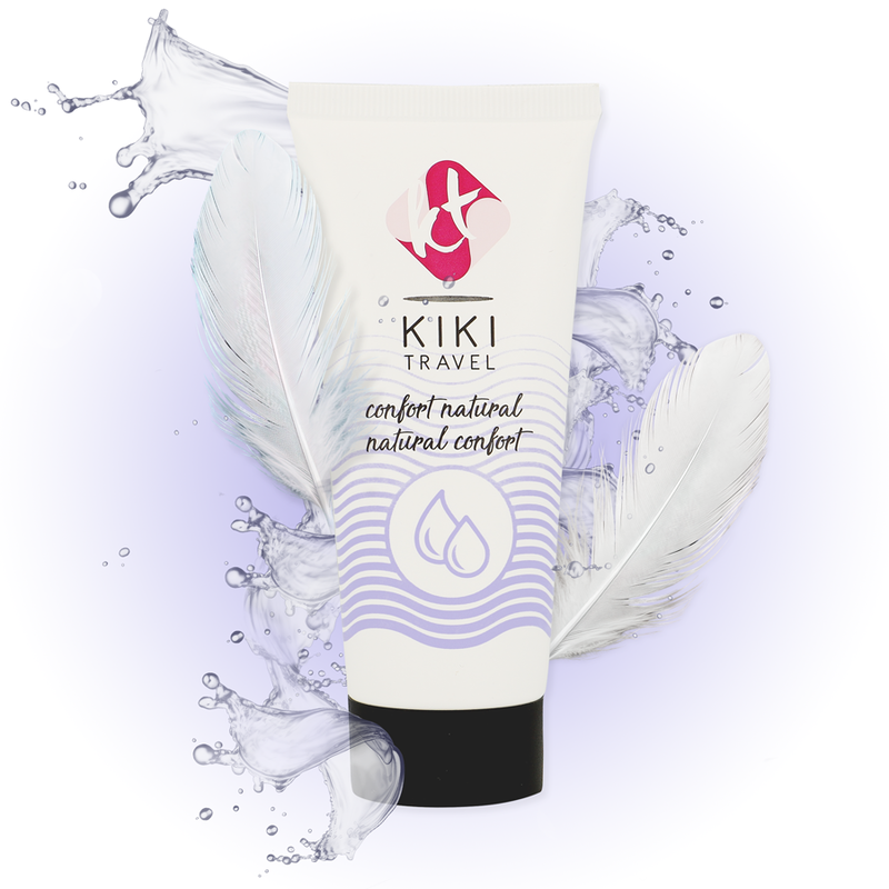 KIKÍ Travel Confort Natural přírodní lubrikační gel na vodní bázi, 50 ml