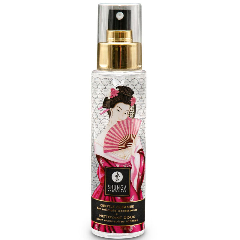 Shunga Gentle Toy Cleaner 115 ml, čisticí sprej na erotické pomůcky