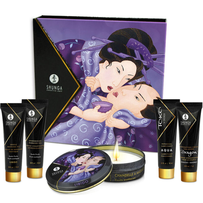 Masážní dárková sada SHUNGA Secret Geisha Exotic Fruits