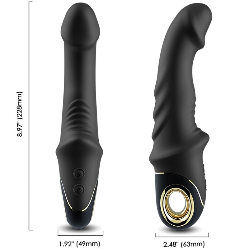 ARMONY Joyblade vibrátor s kroužkem na prst, černý