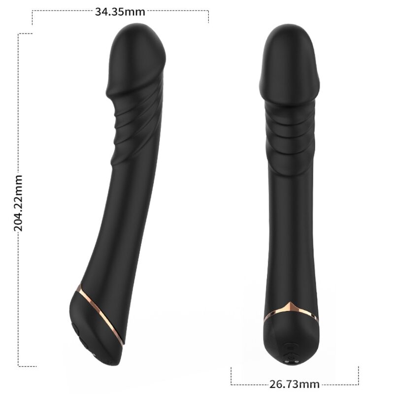 Realistický vibrátor ARMONY, černý