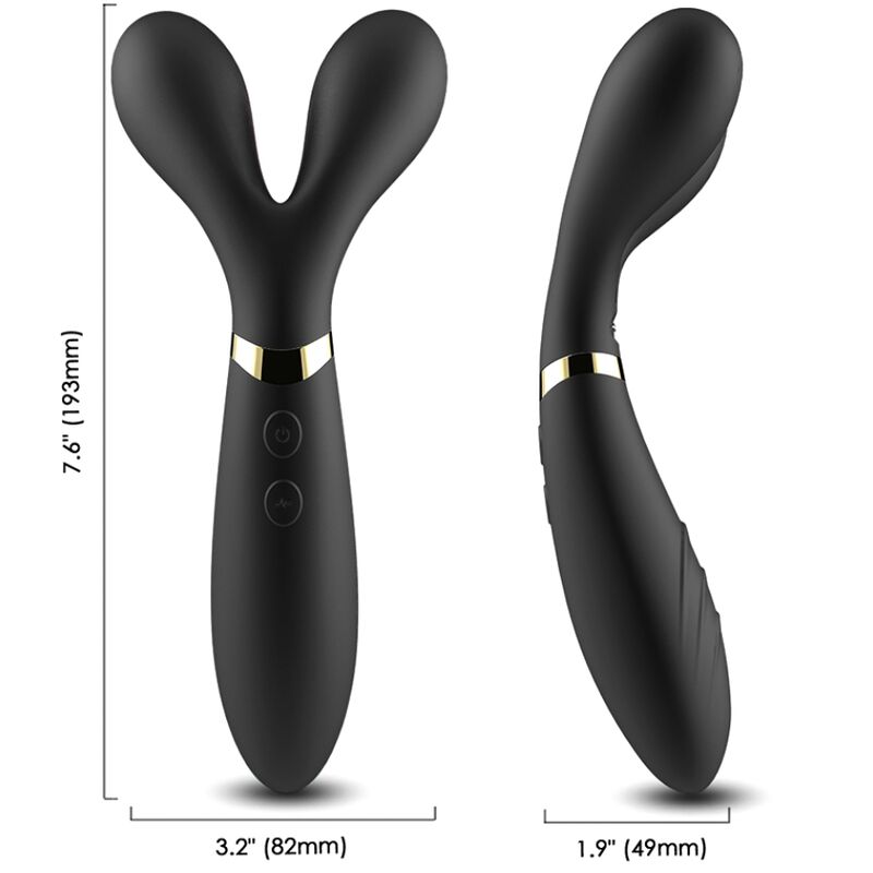 Klitorální vibrátor ARMONY Y Wand s flexibilní hlavicí
