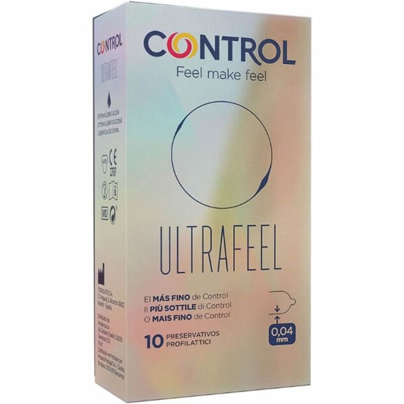 Tenké kondomy CONTROL Adapta Finissimo Ultrafeel, 10 kusů