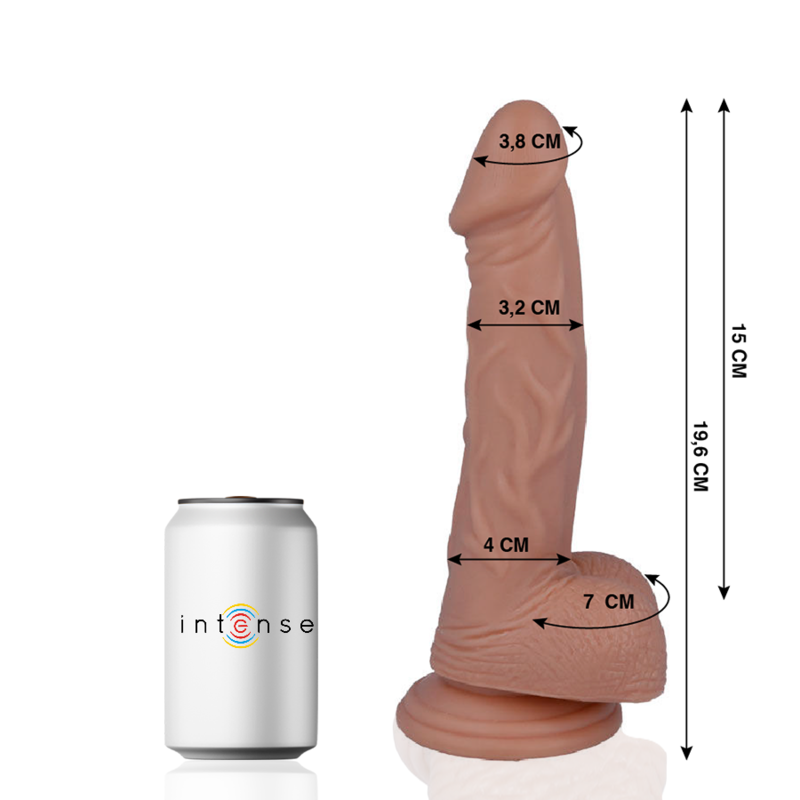 MR. INTENSE realistický vibrátor s přísavkou, 19,6 cm