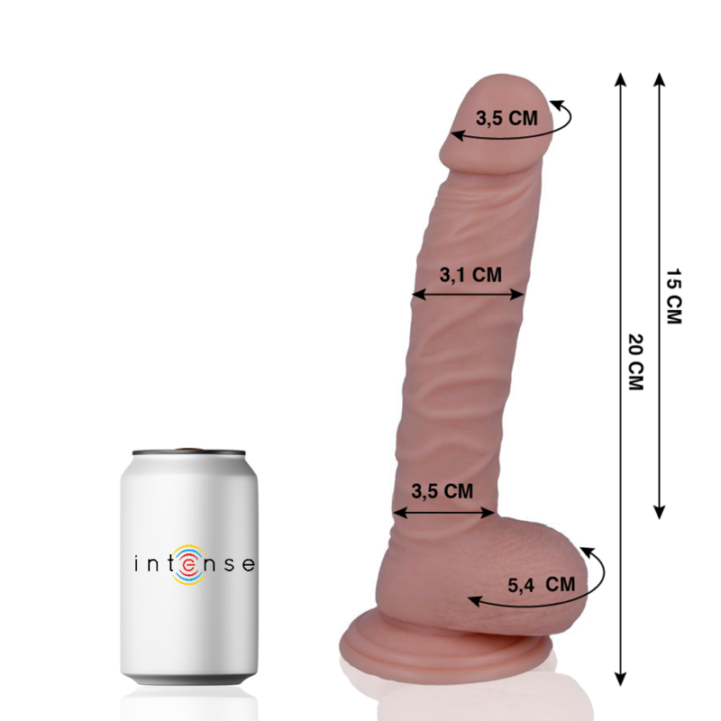 Realistický dildo Mr. Intense, 20 cm