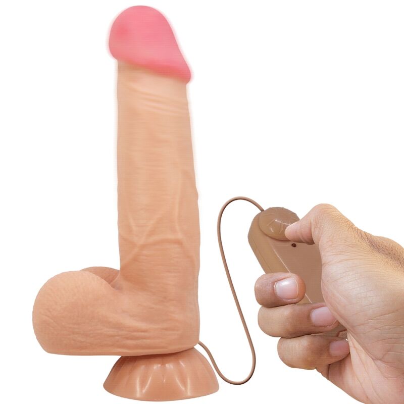 Pretty Love Sliding Skin realistický dildo s přísavkou, 21,8 cm