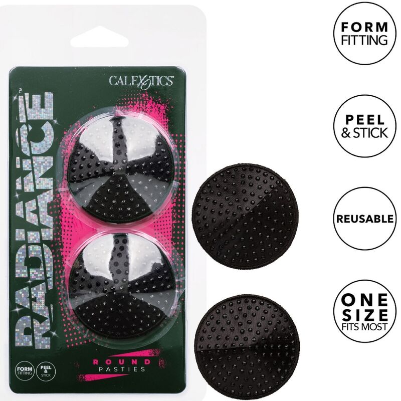 CalExotics Radiance krytky na bradavky s třpytivými ozdobnými detaily