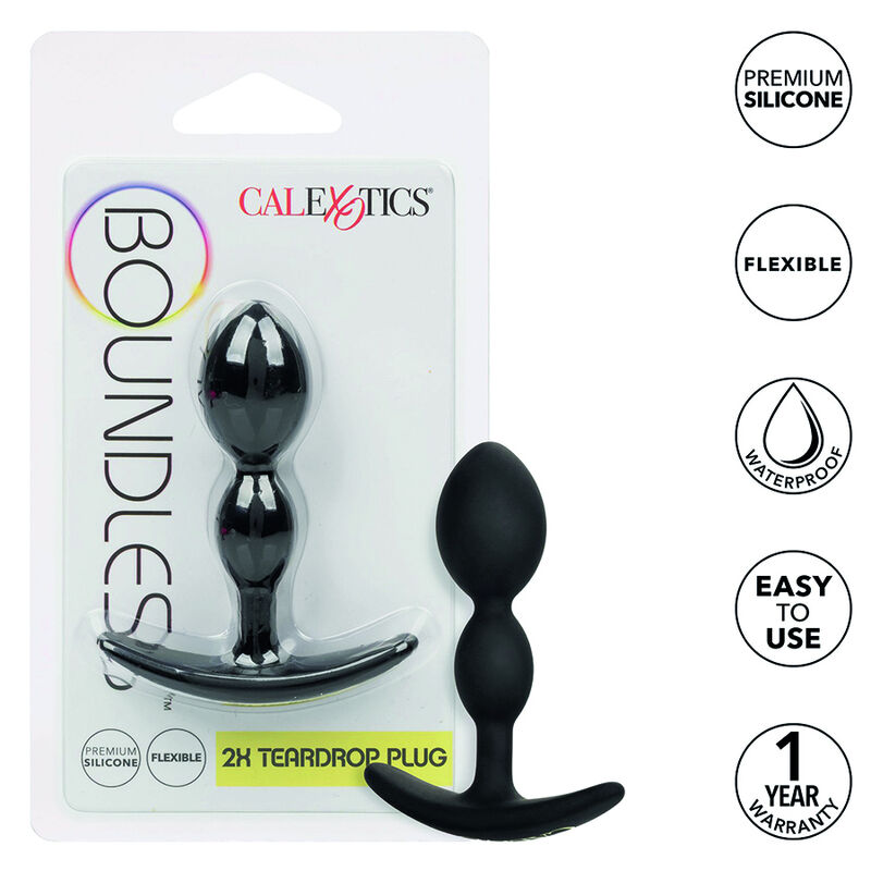 Silikonový anální kolík CalExotics Boundless 2X