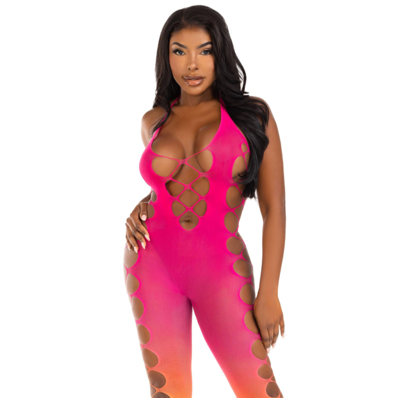 Leg Avenue Sunset síťované body s barevným přechodem