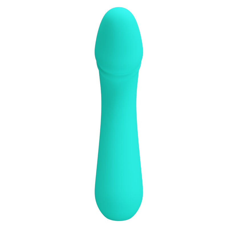 Vibrátor na bod G Pretty Love Cetus, aqua zelený
