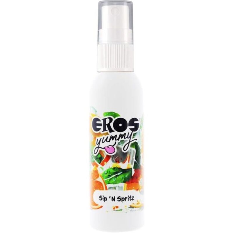 EROS YUMMY Sip and Spritz tělový sprej s příchutí borůvek, 50 ml