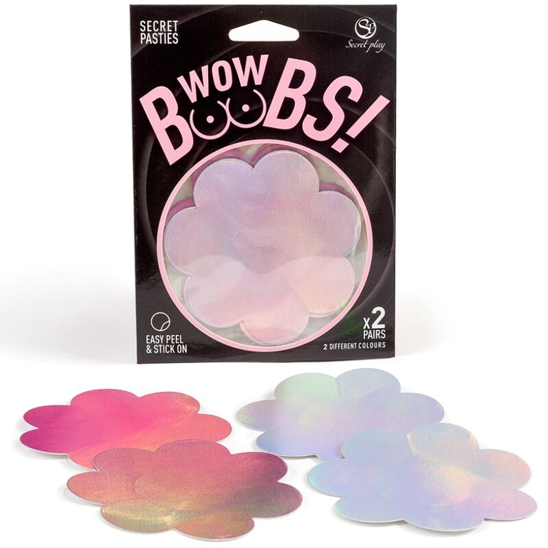 SECRET PLAY WOW BOOBS! květinové krytky na bradavky