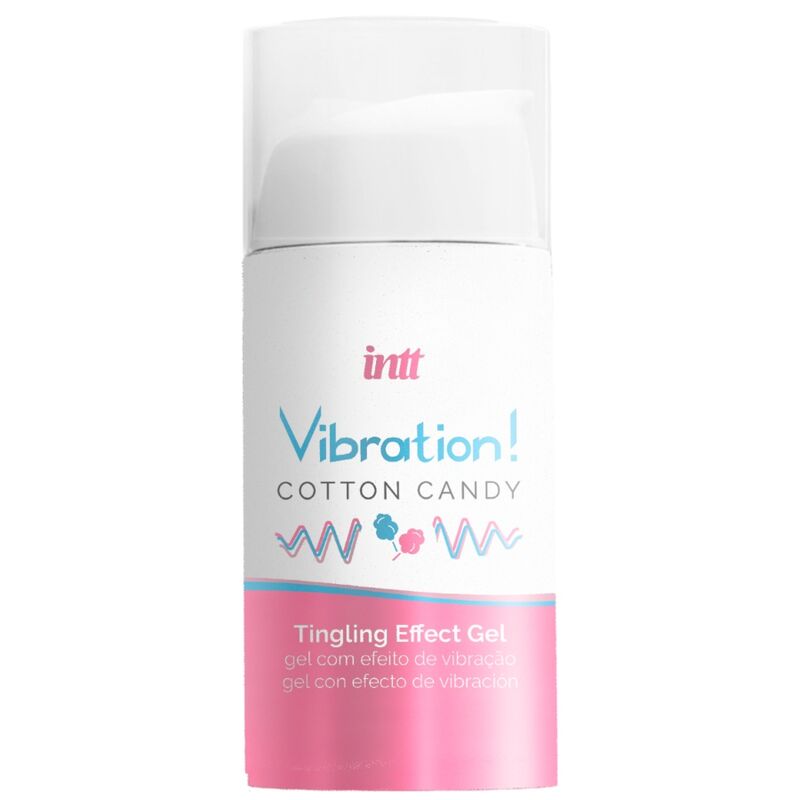 Stimulační gel INTT s příchutí cukrové vaty, 15 ml