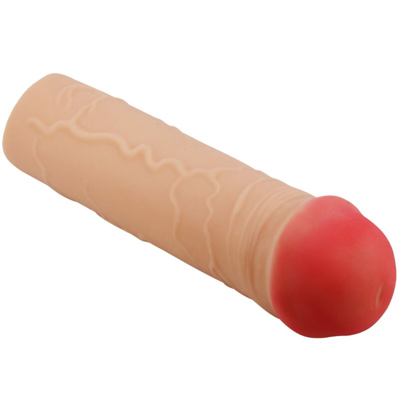 Návlek na penis Pretty Love Nile z TPR v tělové barvě