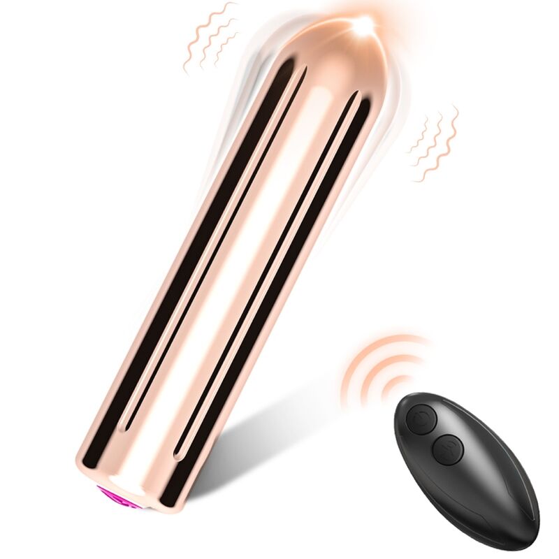 ARMONY Warhead minivibrátor s dálkovým ovládáním, zlatý