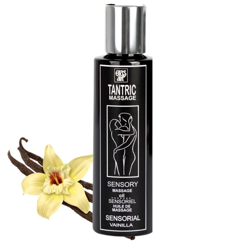 Masážní olej EROS-ART s vůní vanilky, 100 ml