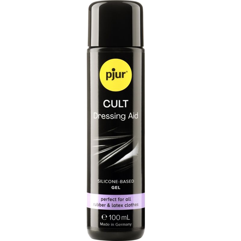 PJUR Cult pomůcka pro oblékání latexového a gumového oblečení, 100 ml