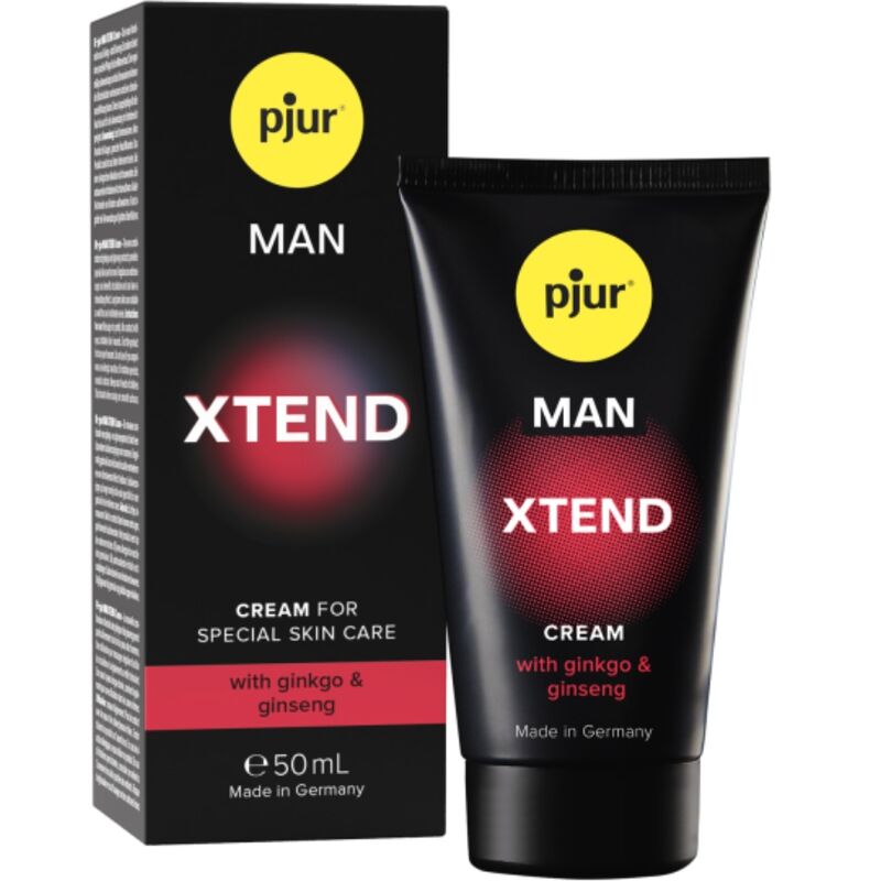 Masážní krém PJUR MAN XTEND s ginkgem a ženšenem, 50 ml