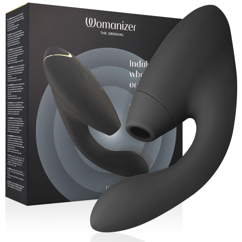 Womanizer DUO 2 stimulátor tlakovými vlnami, černý