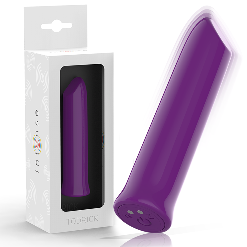 INTENSE FUN TOYS TODRICK mini vibrátor ve fialové barvě