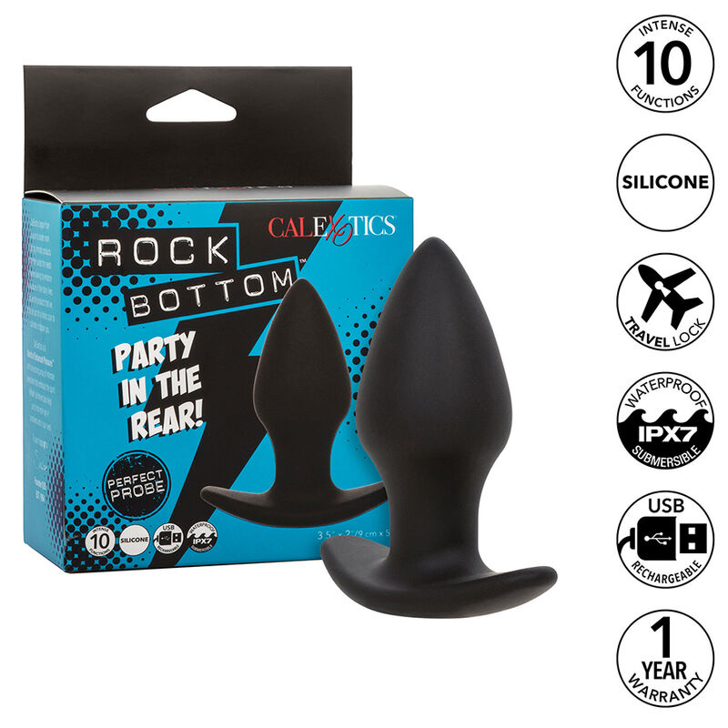 Vibrační anální kolík CalExotics Rock Bottom Perfect