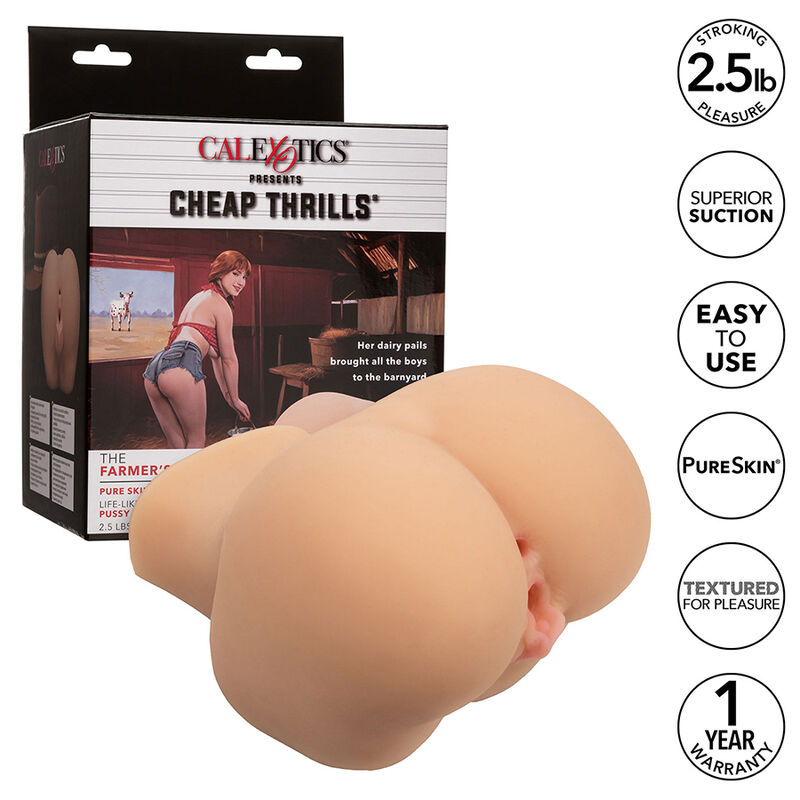 Masturbátor CalExotics The Farmer’s Daughter se dvěma vstupy