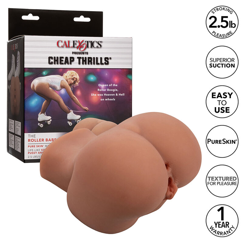 Masturbátor CalExotics The Roller Babe se dvěma vstupy
