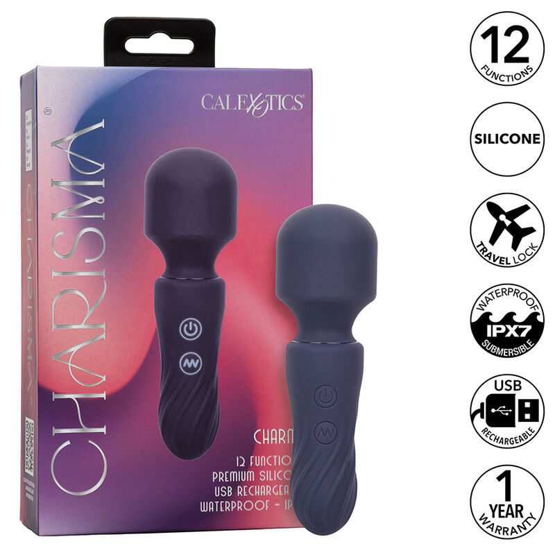 CalExotics Charisma Charm masážní vibrátor, fialový