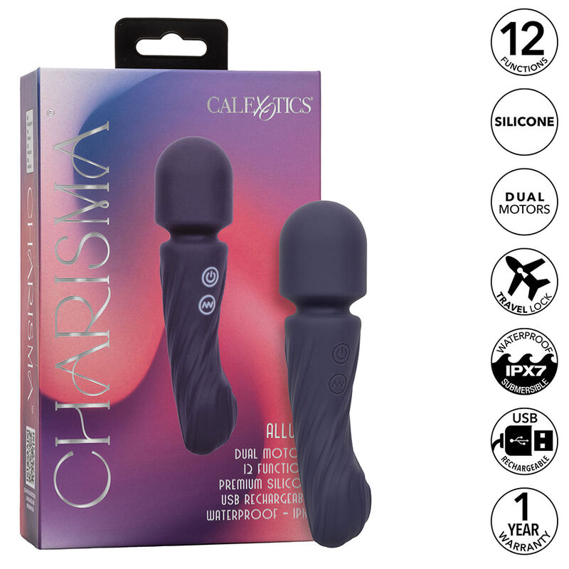 CalExotics Charisma Allure wand vibrátor se dvěma motory
