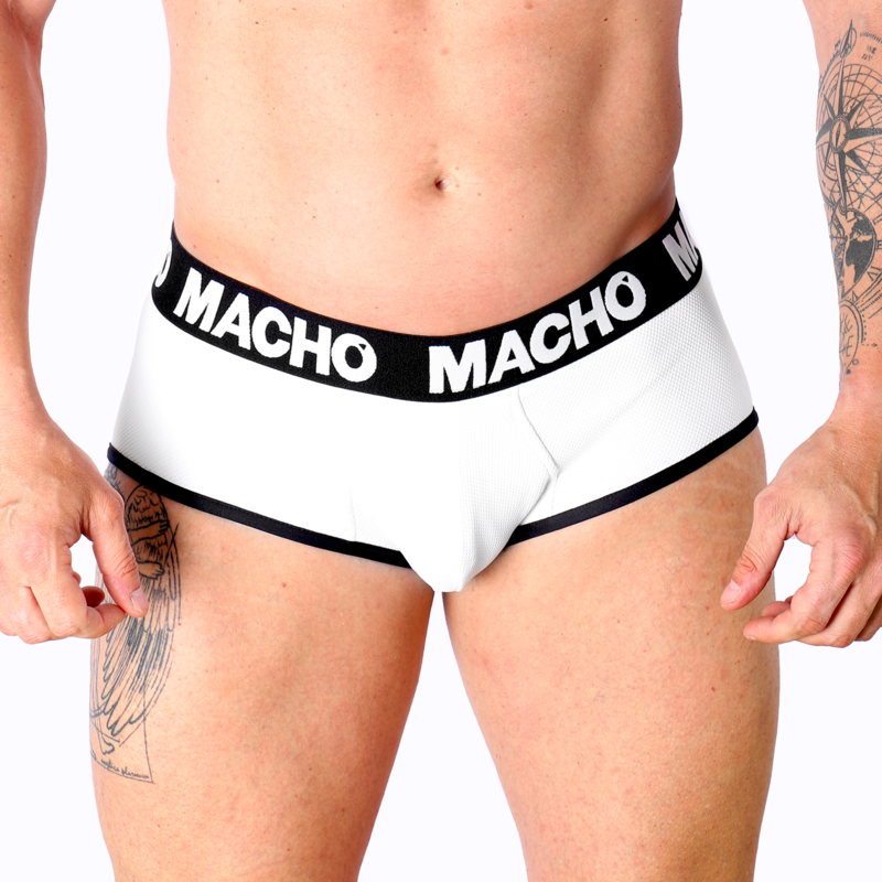 Prodyšné pánské slipy se zvětšujícím košíčkem z lycry MACHO UNDERWEAR