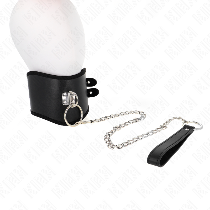 BDSM obojek KINK se širokým páskem, 40 až 55 cm