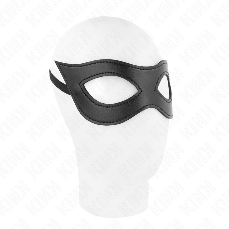 KINK MASKED ALLURE maska na oči Model 2 z koženky, 23 × 7,5 cm