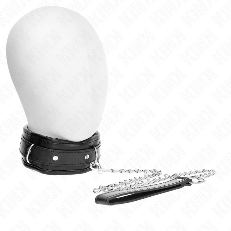 BDSM obojek KINK s vodítkem dlouhým 65 cm, model 1