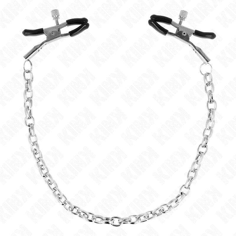 Svorky na bradavky KINK s tlustým řetízkem, 30 cm