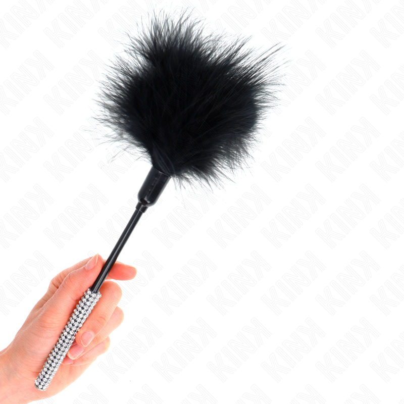 Lechtátko KINK s ozdobnou rukojetí s kamínky, 27 cm