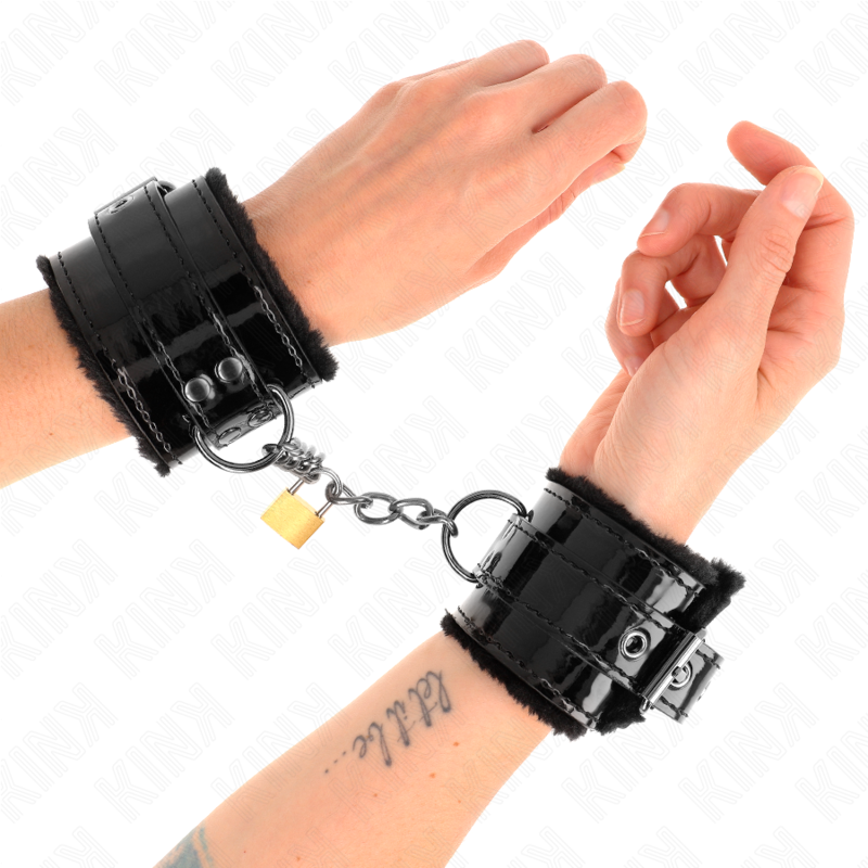 Nastavitelná pouta na zápěstí KINK s měděným zámkem