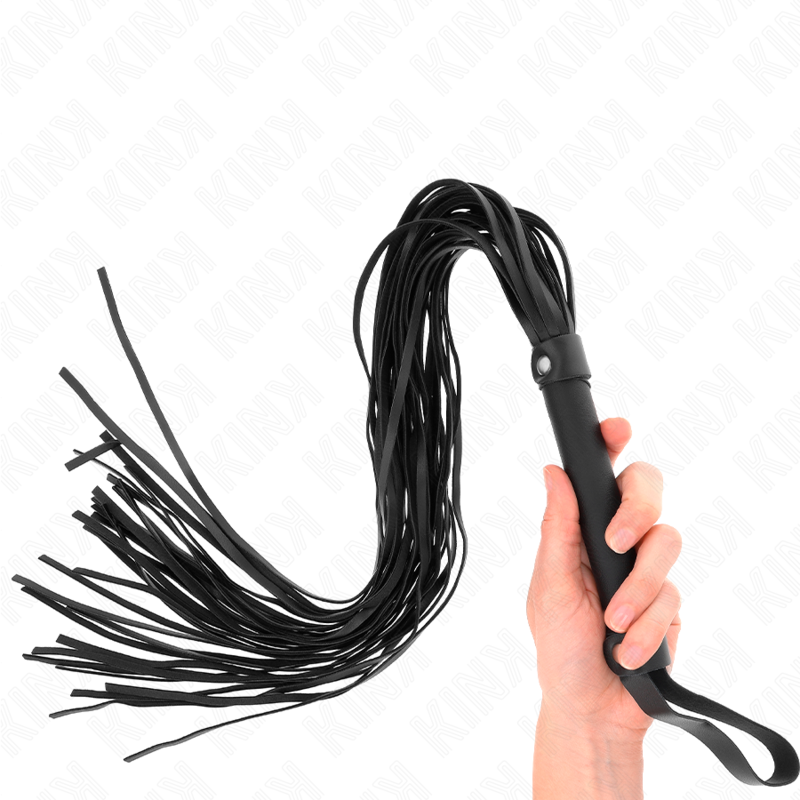 Bič KINK z umělé ovčí kožešiny, 60 cm