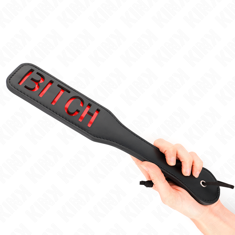 KINK Bitch Paddle s oblými rohy, 32 × 6 cm