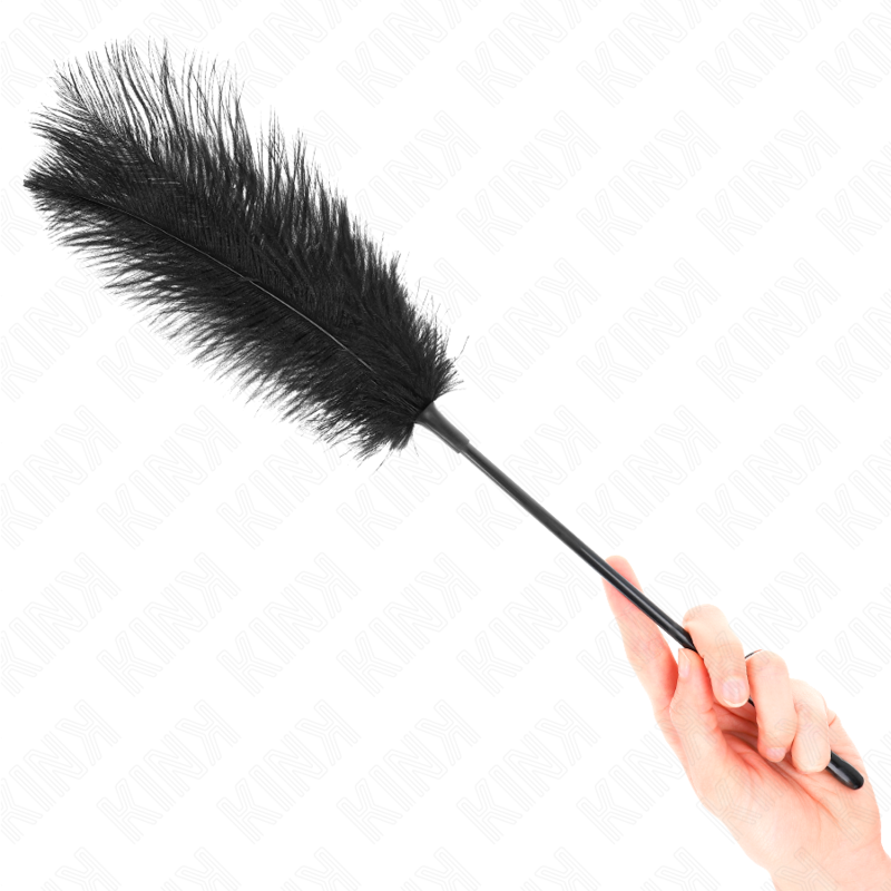 Péřové lechtátko KINK z pštrosího peří, 19 cm