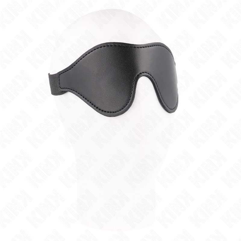 KINK MASKED ALLURE páska přes oči v koženkovém vzhledu s elastickým páskem, 21 × 8 cm