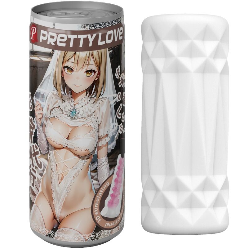 Masturbátor Pretty Love ve tvaru plechovky, model 1