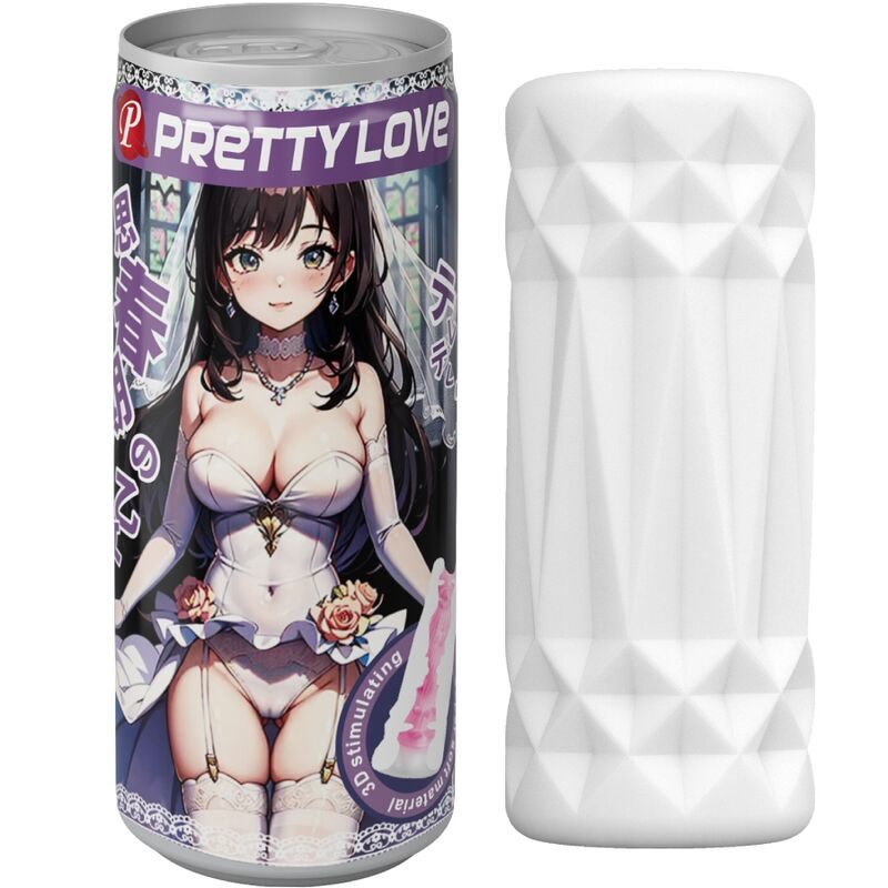 Masturbátor Pretty Love ve tvaru plechovky, model 2
