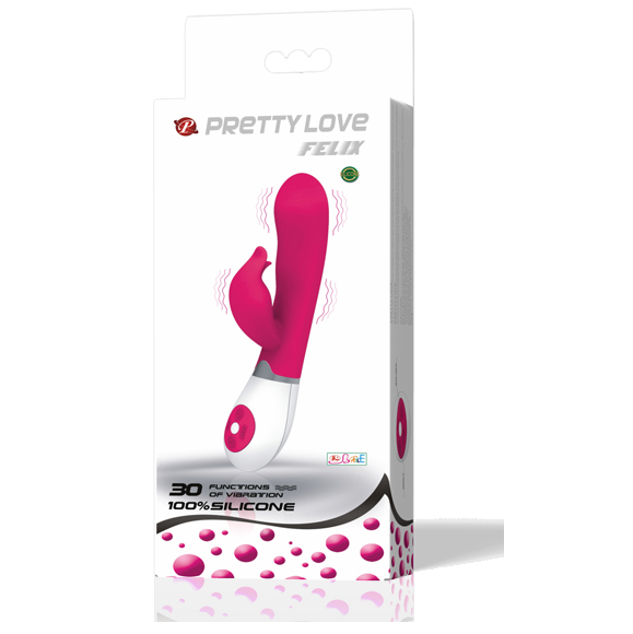 Pretty Love Flirtation vibrátor králíček se stimulátorem Felix