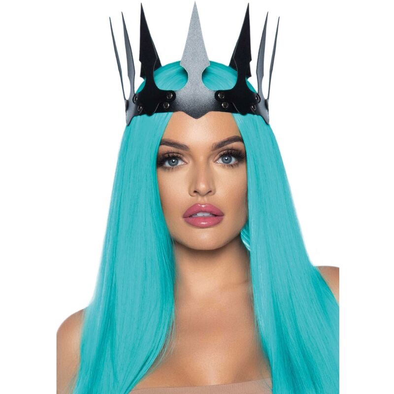 Černá koruna Maleficent s cvočky od Leg Avenue