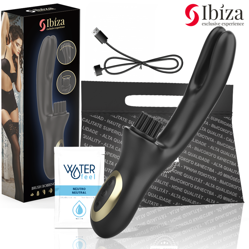 Ibiza Hi Tech Králíčkový Vibrátor S Vícezónovou Klitorální Stimulací A Dvojitou Vlnou