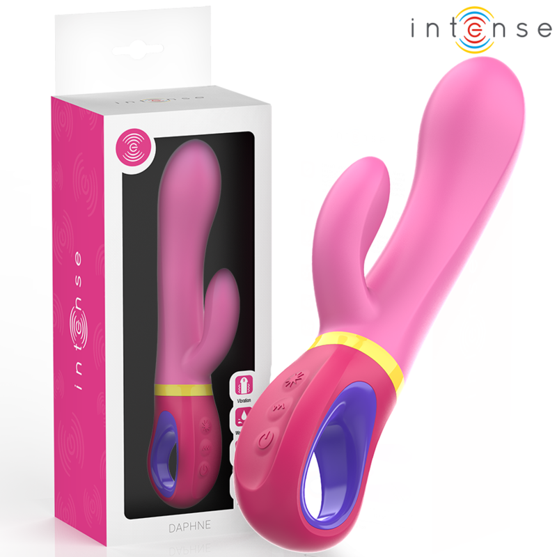Růžový králičí vibrátor INTENSE Daphne