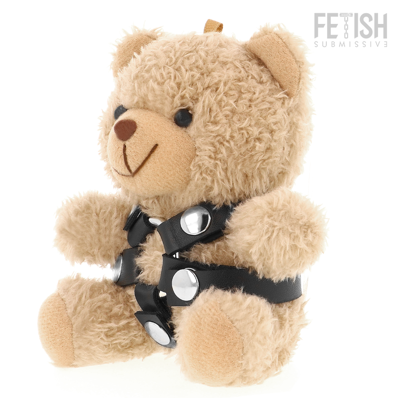 FETISH SUBMISSIVE Bongo BDSM medvídek s postrojem s kroužky