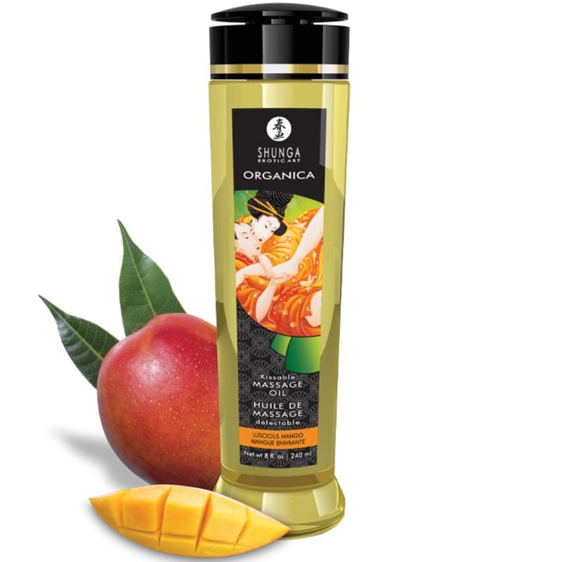 Masážní olej SHUNGA s vůní manga, 240 ml