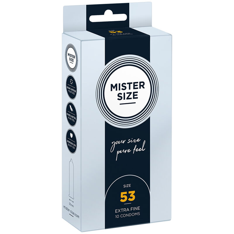 Kondomy MISTER SIZE M, 53 mm, 10 kusů
