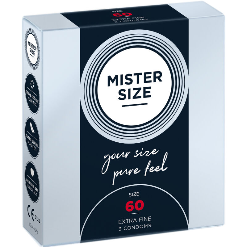 Kondomy MISTER SIZE 60 mm, 3 kusy